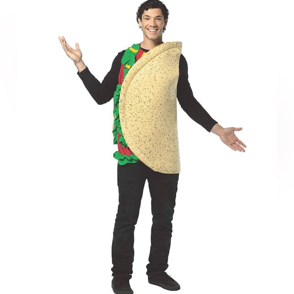 Rasta Imposta Adult Taco Costume multicolored Unisex One Size Fits Most - New